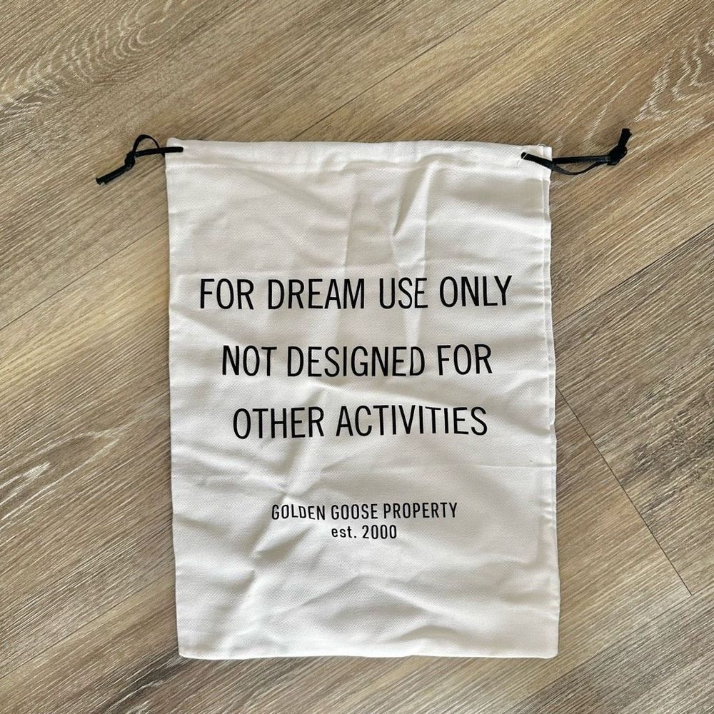 Golden Goose drawstring dust bag